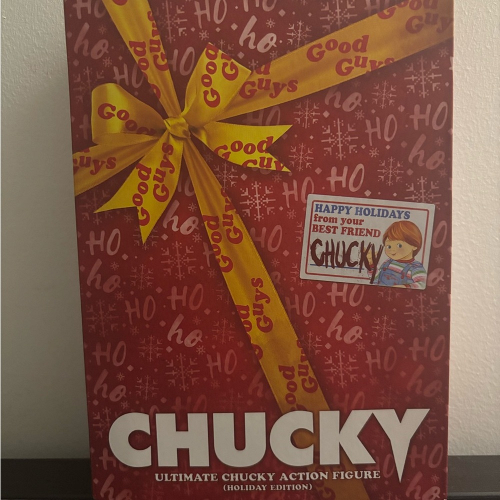 Chucky Holiday Edition Action Figure - Red and Yellow